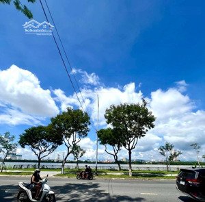 bán lô góc 4 mặt tiền đường mỹ thị tặng nhà cấp 4 -180m2 ngang 9m - khu đô thị nam việt á