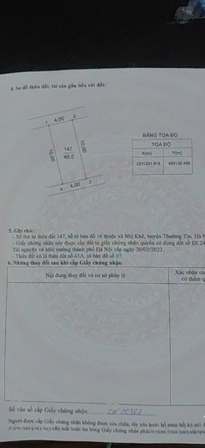 bán gấp nhà 44m2 khánh hà - giáp đại áng, sổ đỏ, không lỗi. giá rẻ 