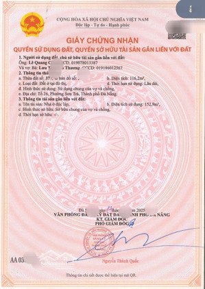 bán lô hoa hậu biển 3 mặt tiền trương định, phường mân thái, sơn trà, tp đà nẵng