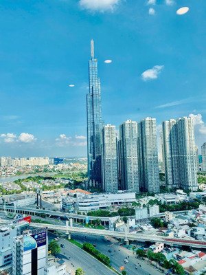 bán căn góc 2pn, 101m2 pearl plaza, full nội thất, view lm81, sông rất đẹp, sổ hồng sẵn