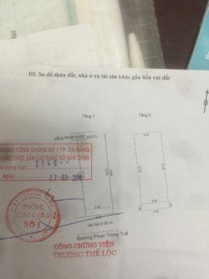 nhà 2 tầng mt đường 5m5 lề 3m phan trọng tuệ gần xô viết nghệ tĩnh