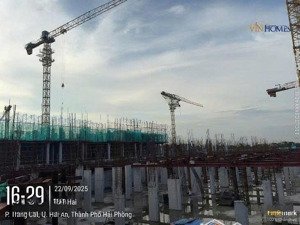 nhận booking dãy nhà thương mại thấp tầng, nhiều tiện ích tại happy home tràng cát, 75m2.