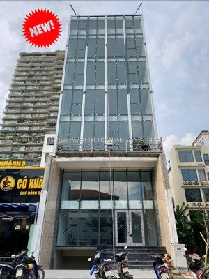 tòa nhà cho thuê mt nguyễn minh hoàng khu vip k300. dt: 8x20m. hầm 5 lầu. sàn suốt đẹp.