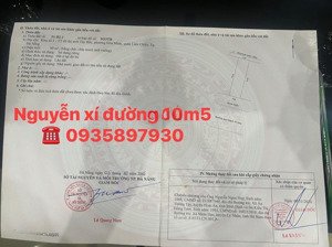 bán lô đất đường nguyễn xí hoà mình liên chiểu đà nẵng