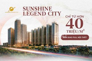 bán cc sunshine legend city, dự kiến 2,5 tỷ, 54m2, siêu hot ở phía đông hà nội