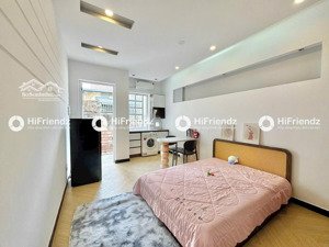 new 100% cho thuê căn hộ studio ban công_máy giặt riêng_free xe_được nuôi pet sát bên cầu ông lãnh