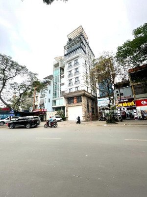 siêu phẩm mặt phố trần đại nghĩa 7 tầng thang máy mt 5.5m 52 tỷ 2 thoáng trước sau