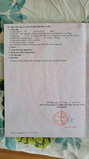 chính chủ bán lô đất 2mt đường huỳnh văn nghệ ngay làng đại học hoà quý.