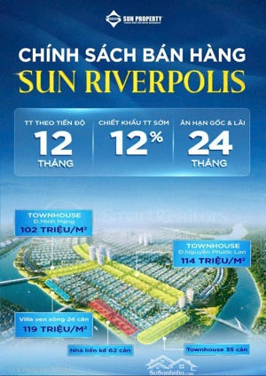 nhận đặt chỗ 50tr/ 1 vị trí ưu tiên đất nền biệt thự mặt sông đối điện đảo kim cương hòa xuân