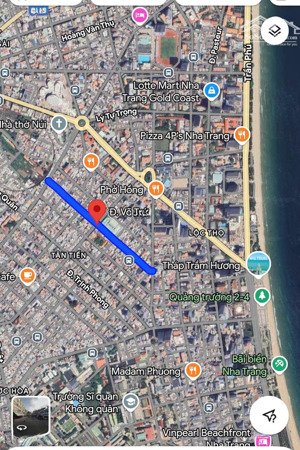 chính chủ gửi bán. đất ( có sẵn nhà cấp 4) mặt đường võ trứ - nha trang- khánh hòa