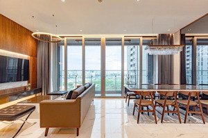 cho thuê căn hộ empire city - 3 phòng ngủ +1 - 148 m2 - full nội thất sang trọng, view sông đẹp