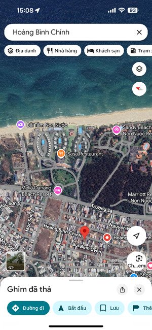 chính chủ bán 3 lô liền kề đường hoàng bình chính, ngay bãi tắm non nước