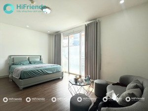 căn hộ cc mini 1pn 2 ban công 50m2, full nội thất, hẻm ô tô, gần vòng xoay dân chủ q3