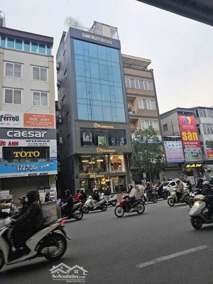 siêu phẩm, mặt phố trường chinh thanh xuân kinh doanh đỉnh, vỉa hè đá bóng dt 90m mt6m 7t thang máy