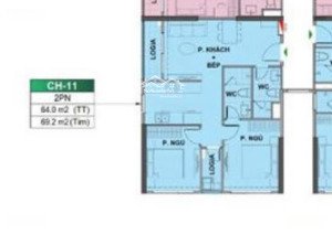 bán căn 2pn góc dt 64m2 toà ld2 mã căn tứ quý tại vinhomes ocean park 1, lh 