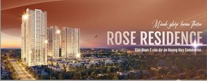 bán ch 50m2 tại rose residence, 2,016 tỷ, 2pn, 1wc, hướng đông nam