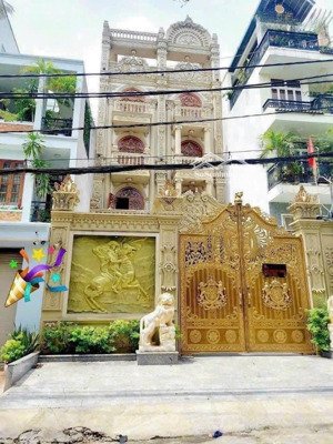 bán biệt thự dát vàng 24k - 8x22m 5 tầng + hầm hxh lê đức thọ - gò vấp