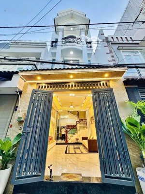 xe hơi ra vào thoải mái - phạm văn chiêu, p9, kết cấu 4 tầng, dtsd 200m2 giá 7 tỷ 5