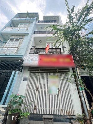 vườn lài, tân phú, hẻm kinh doanh, 4x18m( nở hậu) 2 mặt tiền trước sau, 5 tầng hoàn công đủ.