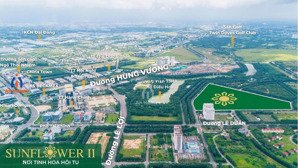bán biệt thự 423m2 sunflower ii ngay trung tâm hành chính tphcm mới giá chỉ 44 triệu/m2