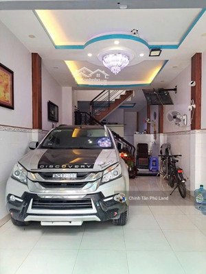 bán nhà hương lộ 2 - hẻm xe hơi , dt: 4m x 15m , trệt 2 lầu , giá 5,5 tỷ bớt lộc. hẻm xe hơi 6m