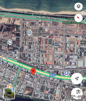 bán đất tại mai văn ngọc, 3,6 tỷ, 98m2 đường 7,5m vỉa hè 4m rộng 7m đường thông biển