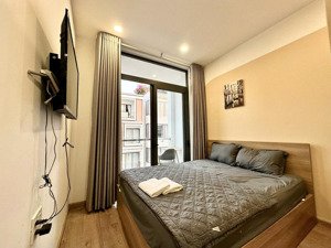 cho thuê căn hộ 1 phòng ngủ, đầy đủ nội thất 40m2 gần cầu thị nghè - trần văn khê - quận bình thạnh