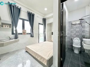 studio ban công full nội thất, ở liền ngay khu cnc, lã xuân oai, fpt, ufm, hutech