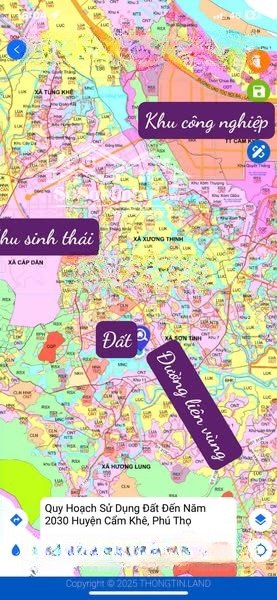 đất sơn tình - cẩm khê, phú thọ, 100m2 full tc, giá chỉ 3xx