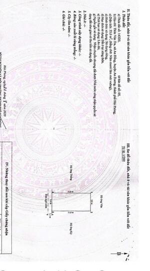 Nhà 3 tầng tại Vân Tra An Dương Hải Hòng