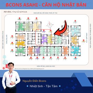 suất nội bộ 1pn 1 tỷ 6 bcons asahi - căn hộ mặt tiền ql 1k, sát bên làng đại học, ga metro