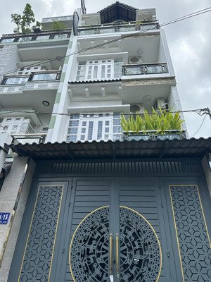 bán nr đẹp tại p17 - trung tâm gò vấp dt85m2 n4.1m 4tầng + st gần chợ căn cứ, ôtô vào nhà. hơn 9tỷ