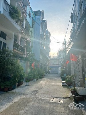 hxh 1/ lê văn thọ dtsd 230m2 3tầng btct - mặt tiền 4.3m cách cv làng hoa 100m - nhỉnh 7tỷ