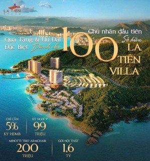chính thức nhận booking la tiên villas, nha trang biệt thự nghỉ dưỡng siêu sang giá chỉ từ 12,7