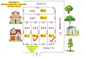 chính chủ e bán dt 86, 2 m trung kiên - trung giã