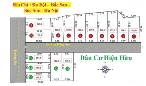 cc bán dt từ 100 m đa hội - trung giã
