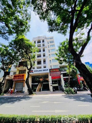 cho thuê nhà mt vip 47-49 trương định, phường võ thị sáu, quận 3, 1 hầm 9 tầng nổi, 550tr/tháng