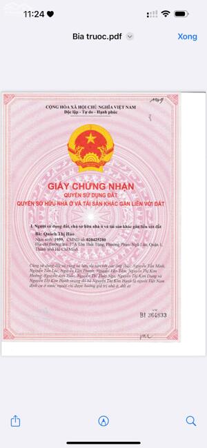 CHỦ NGỘP BÁN NHÀ MẶT TIỀN KINH DOANH ĐƯỜNG TÔN THẤT TÙNG – TRUNG TÂM QUẬN 1