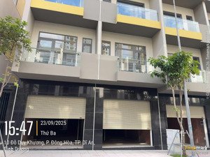 shophouse bcons uni valley 4 tầng, sổ hồng sẵn, 7,2 tỷ hoàn thiện nội thất, 
