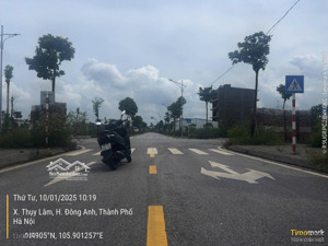 siêu phẩm nhanh tay kẻo lỡ, bán lô đấu giá thụy lâm lk6 : 80m2-shcc sẵn gd, giá đầu tư 9x tr/m2.