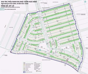 bán tái định cư nam nhà vườn hòa ninh, 107,5m2 đường 5,5m