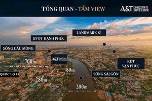 căn hộ ven sông giáp tuyến metrô