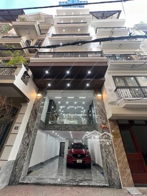 nhà đẹp phố - phân lô vỉa hè - ô tô đỗ tránh - mặt tiền rộng - 2 mặt ngõ - 7 tầng thang máy - sổ đỏ