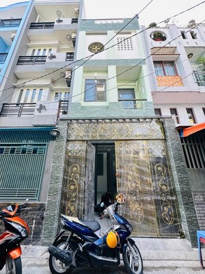 chỉ 6.5 tỷ - bán nhà hẻm 4m đường võ thành trang thông bàu cát - dt 3.75x13m - 4 tầng nhà mới