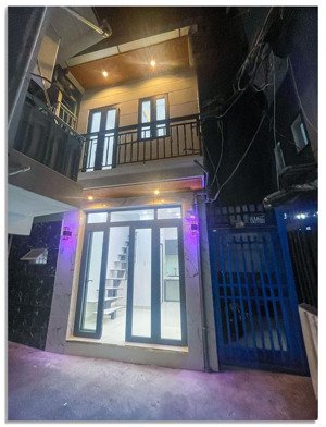 nhà mới 2 tầng, sổ riêng, không quy hoạch, đ. hoàng diệu q. 4, chỉ 1,86 tỷ (tl)