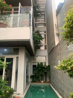 nhà mặt tiền 4 lầu có hồ bơi đường số 6 đối diện vạn phúc thủ đức, sổ hồng 155m2