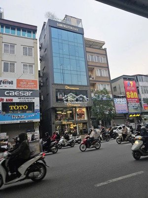 siêu phẩm lô góc - mặt phố trường chinh, ngã tư sở - 2 mặt thoáng - toà building 8 tầng - mt 8.1m