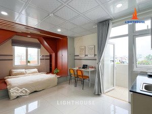 studio 1pn ban công full nội thất máy giặt riêng đặng thùy trâm, bình thạnh
