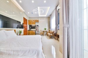 cho thuê studio gần q1 - có bảo vệ 24/7, thang máy - đầy đủ nội thất, dọn phòng - có nhận ngắn hạn
