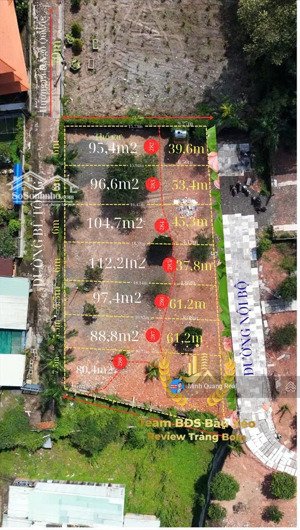 giá tuyệt chủng, duy nhất 7 nền thổ cư hiếm có tại trung tâm thị trấn trảng bom, chỉ từ 1ty4/nền